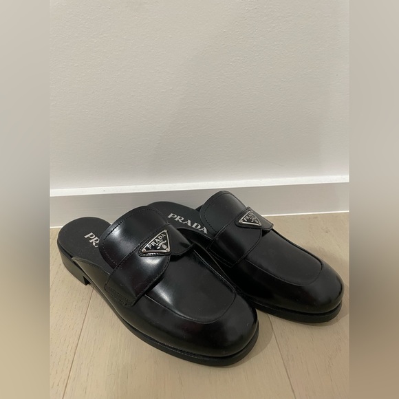 Pristine Condition Prada Size 5 Black Mules. 🖤 - Picture 2 of 8